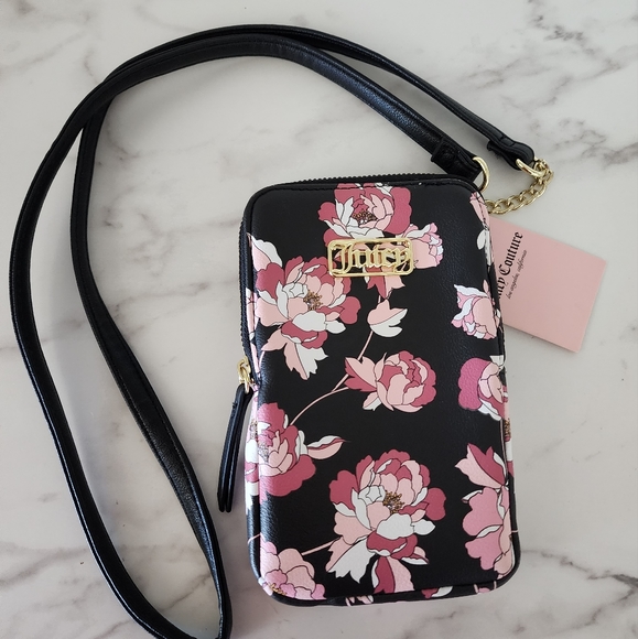 Juicy Couture | Bags | Nwt Juicy Couture Cellie Crossbody Pretty Rose ...